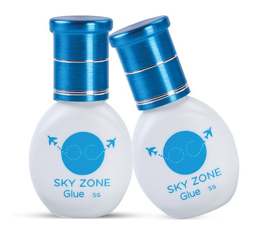Imagen 3 de 6 de Adhesivo Sky Zone Pestañas Mink 1x1 Profesional 5ml + Regalo