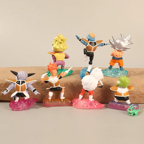 Juego De 8 Muñecos De Acción De Dragon Ball Z Ginyu Force, B