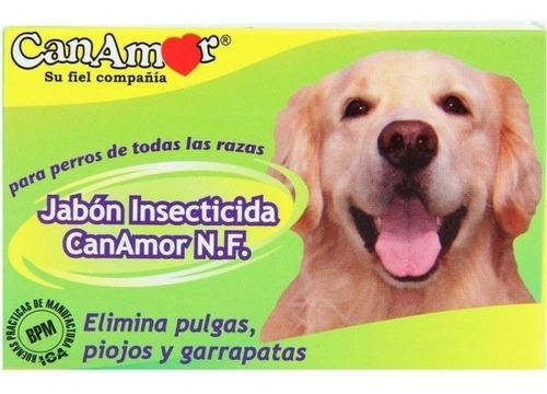 Imagen 2 de 6 de Oferta Del Dia Jabón Antiopulgas Para Perros Canamor 90 Gr T