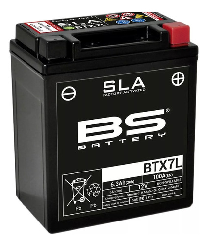 Bateria Btx7l = Ytx7l-bs Kawasaki Ex 250 R Bs Battery