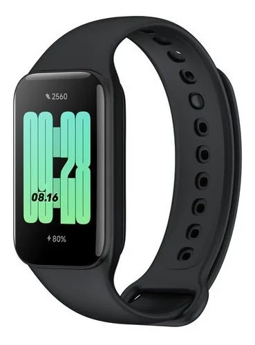 Xiaomi Smart Band Mi Band 8 Active 1.47 5ATM malla negra M2302B1