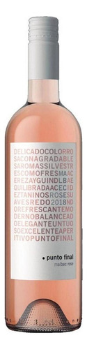 Vino Rosado Punto Final Malbec Rose 750 Ml