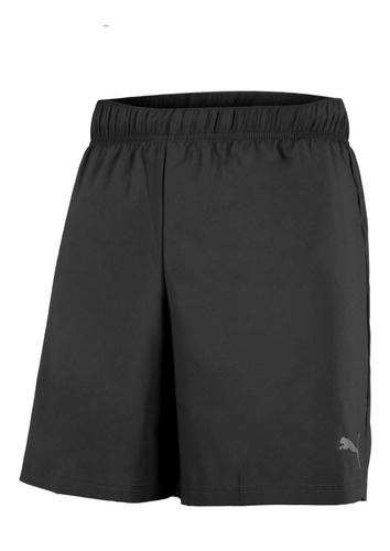 Short Puma Correr 2 En 1 Mujer Dama Entreno Gym Running Negr