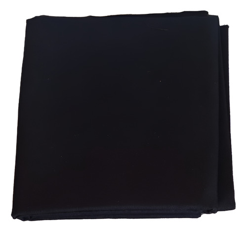 Lote De 2 Retazos Tela-negro Y Gris Claro- Sarga Verano. Negro Liso