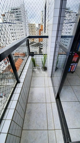 Imagem 5 de 21 de Apartamento Com 2 Dormitórios Sendo 1 Suíte, Bairro Guilhermina Em Praia Grande. Aceita Carro - Ap00386 - 68770634