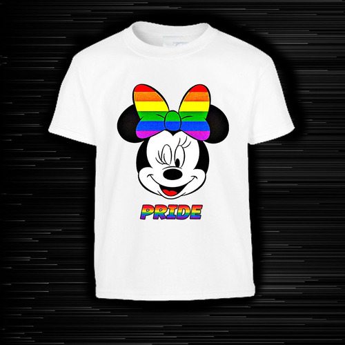 Polera Orgullo Gay Minnie Mouse