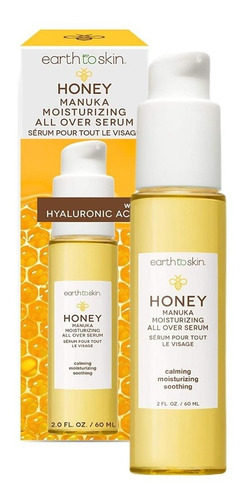 Imagen 1 de 2 de Earth To Skin Serum Honey Manuka Con Ácido Hialurónico 60 Ml