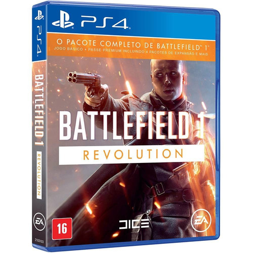 Jogo Battlefield 1 Revolution Ps4 Mídia Física.
