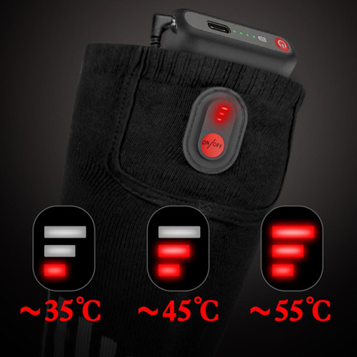 Calcetines Eléctricos Con Calefacción Medias Largas