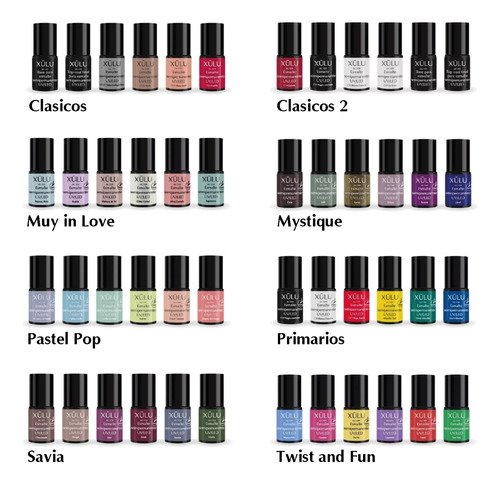 Imagen 4 de 6 de X6 Esmalte Para Uñas Semipermanente Uv/led X 6ml Xúlu Z1000