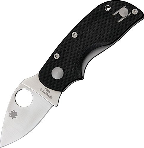 Spyderco Chicago G-10 Llanura Filo De La Navaja, Negro