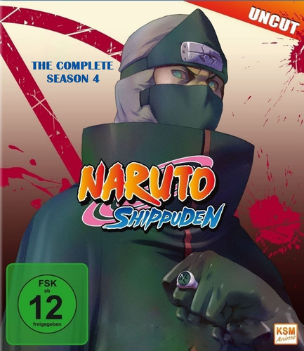 Naruto Shippuden Temporada 1 2 3 4 5 Blu Ray Latino. (Usado)