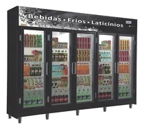 Comprar Auto Serviço 5 Portas Geladeira Expositora 5 Portas Frilux Cor Preto 220v