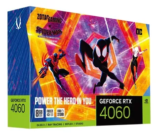 Tarjeta Gráfica Zotac Gaming Rtx 4060 8gb Oc Spider-man