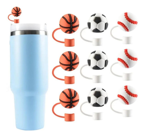 Tapon Silicona Sorbete Standley 10 Mm Naranja Basquet