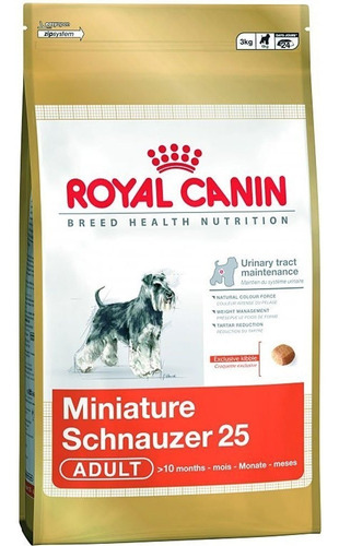 Royal Canin Mini Schnauzer Adulto Alimento Perro 4.5 Kg *