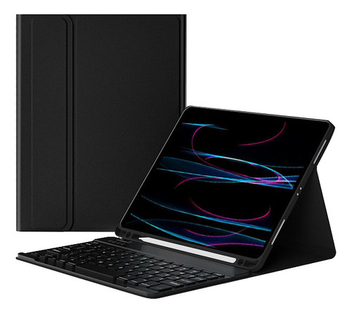 Capa Protetora + Teclado Bluetooth Para Samsung Tab A7 10.4