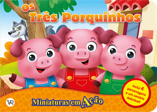 Livro Miniaturas Em Ação - Os Três Porquinhos