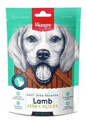 Wanpy Lamb Jerky Strips 100 Grs - Envíos A Todo Chile