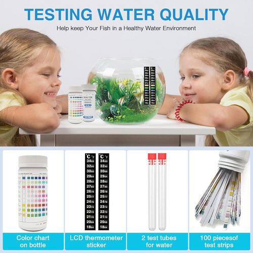 100 Tiras Reactivas Para Piscina Y Spa 9 En 1 Kit De Prueb