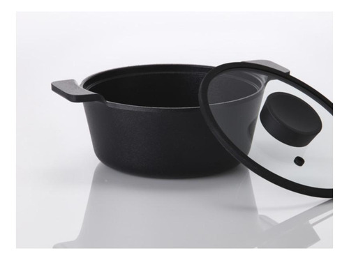 Caçarola Neoflam Revestimento Cerâmico Vulkan 24cm Preto