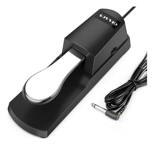 Imagen 1 de 4 de Sustain Pedal Para Teclado Interruptor Polaridad Piano
