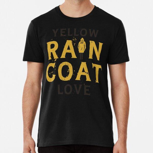 Remera Yellow Rain Coat Love - Impermeable Amarillo Love Col