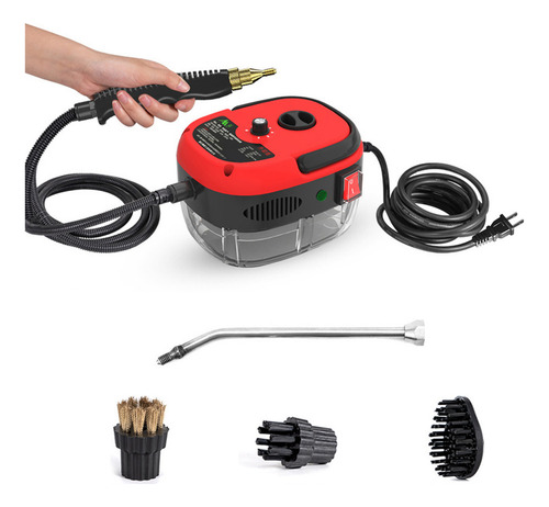 J Escova Portátil Com Cabeças De Vapor De 2500 W Para