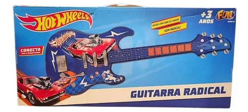 Brinquedo Musical Teclado Infantil Hot Wheels Radical Fun