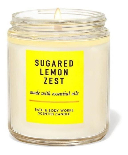 Vela Perfumada Pequeña Sugared Lemon Zest