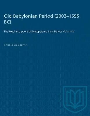 Libro Old Babylonian Period (2003-1595 B.c.) : The Royal ...