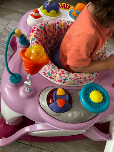Remato Andadera Mecedora Multiactivity Prinsel 3 En 1 Rosa (Usado)