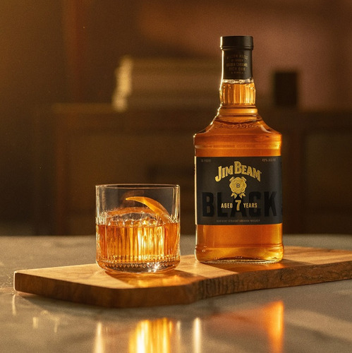 Jim Beam Black 7 Años Bourbon - Botella 1000ml