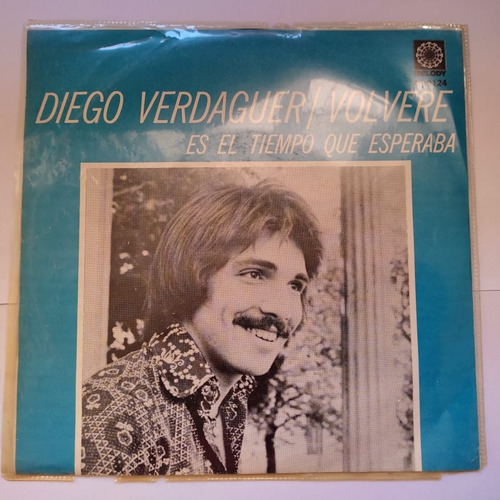 Disco Lp De 45rpm Diego Verdaguer Álbum Volvere