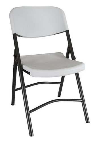 Silla Plegable Blanca Medida 60,5x47x82 Cm 