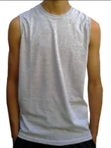 Comprar Pack X 3 Remeras Musculosas Sin Mangas Lisas Puro Algodón