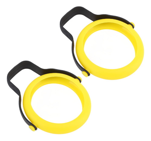 Egg Ring, 2 Unidades, Mango De Nailon De Silicona Resistente