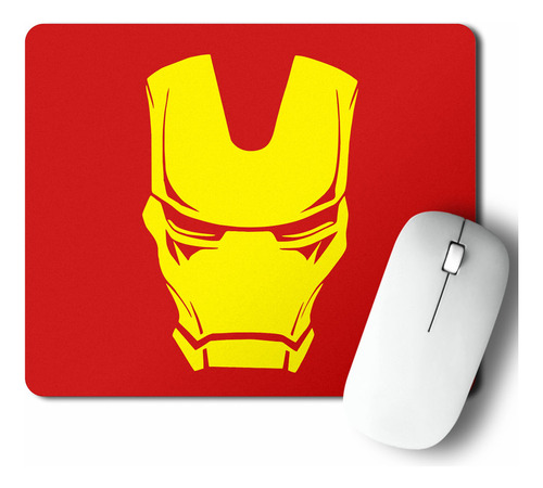 Mouse Pad Iron Man Face (d1371 Boleto.store)