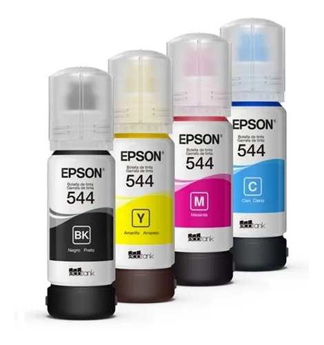 Combo 5 Tintas 544 Originales Epson Epson L1110 L3110 L3160