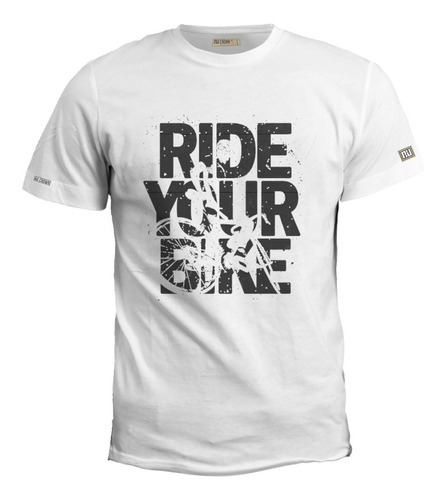 Camiseta Estampada Ride Your Bike Bicicleta Ciclismo Inp Eco