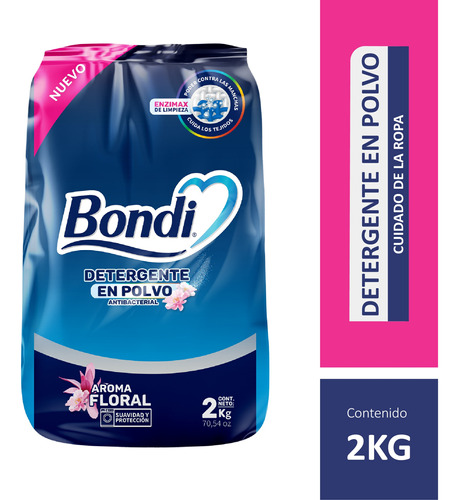 Detergente Bondi En Polvo 2k - L a $12302