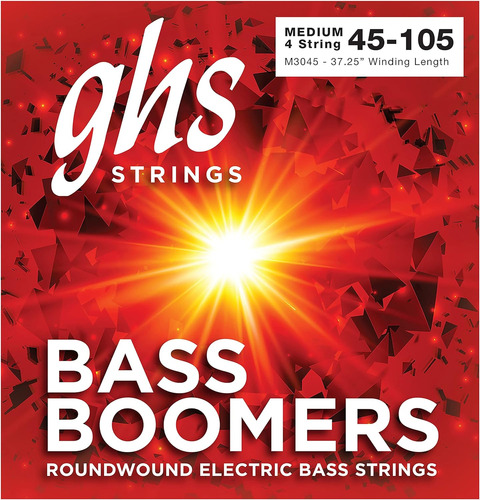 Cuerdas L3045 Bass Boomers, Niquelado De 4 Cuerdas Bajo Eléc