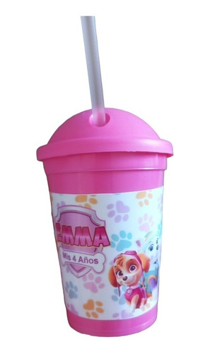 Vasos Milkshake Personalizados Para Eventos Infantiles X40 U