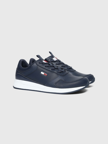 Tenis De Running Azul Con Corte Bajo De Hombre Tommy Jeans