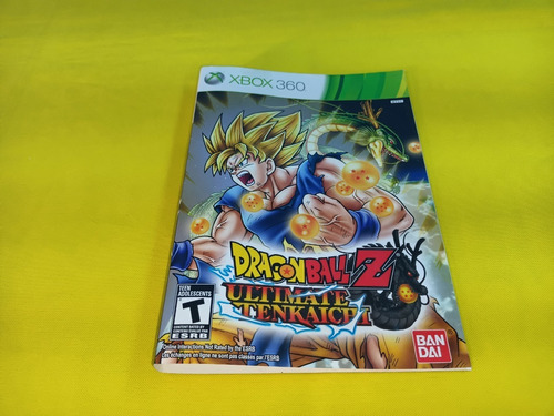 Portada Original Dragon Ball Z Ultimate Tenkaichi Xbox 360