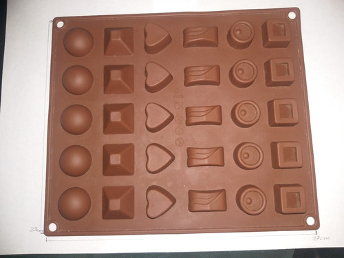 Molde  Silicon Para Chocolate Bombones - Reposteria 