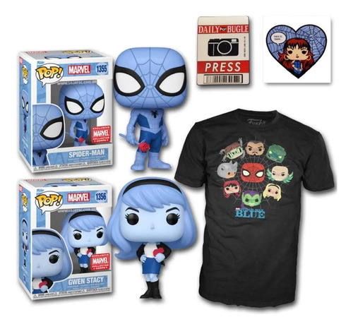 Funko Pop Marvel - Collector Corps Spider Man Blue