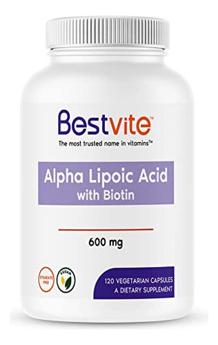 Bestvite Ácido Alfa Lipoico 600 Mg (por Cápsula) Con Bioti