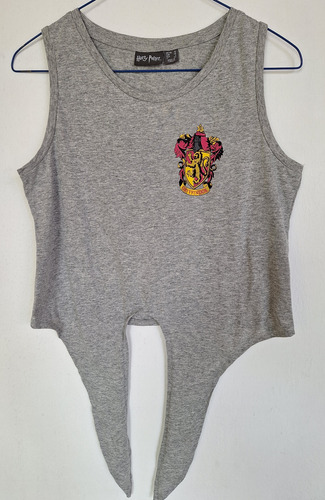 Playera Gris Sin Mangas, Harry Potter Talla-s (6) Py135 (Usado)