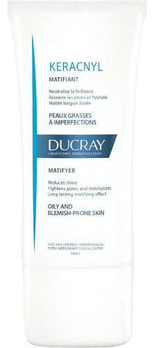 Creme Matificante Ducray Keracnyl  para pele oleosa de 30mL